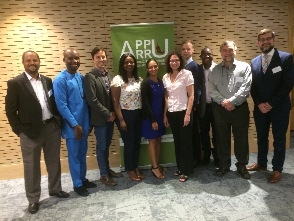 APLU Researchers at the Second International Conference on Public Procurement Law in Africa, 2016 in Cape Town, South Africa